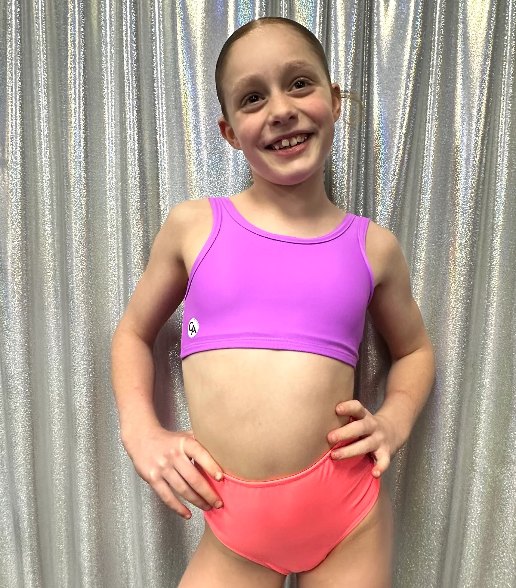 Ultra Violet Scoop Crop